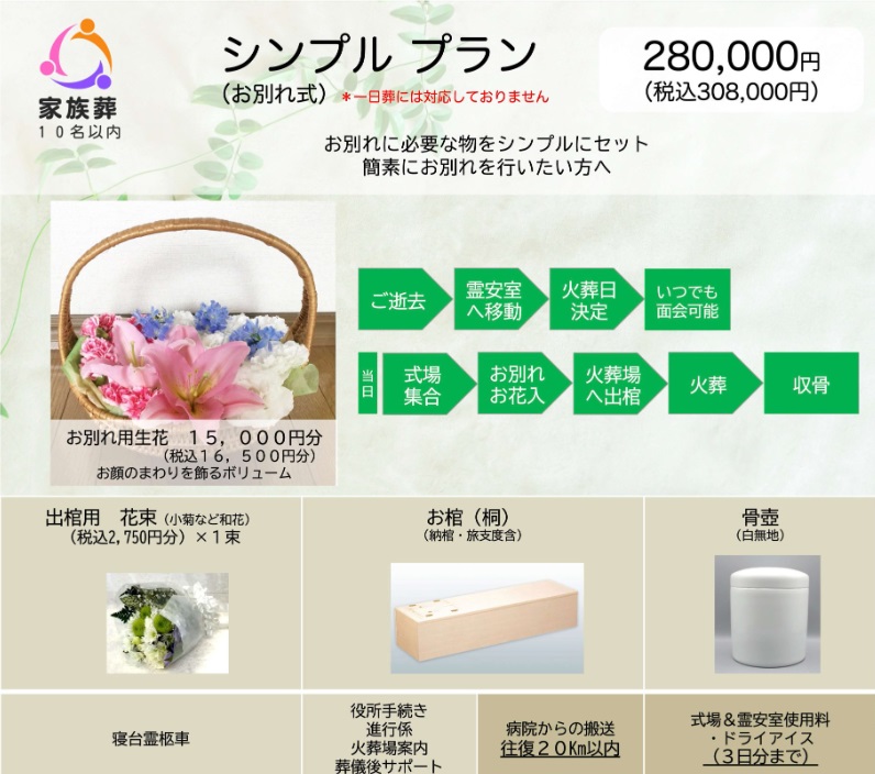 シンプルプラン　お別れ式